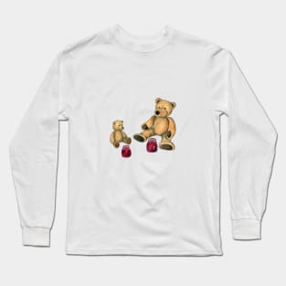 Cute bears with jam jars Long Sleeve T-Shirt